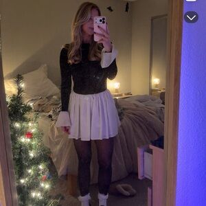 Meshki knit and linen dress